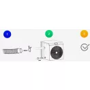 Hőszivattyú, Fairland, Mini SHP05, 5,8 kW, R32 hűtőközeg, titánium hőcserélő, Plug & Play, 5–28 m³ medencékhez, sós vízhez is, 32/38 mm csatlakozás