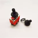 12mm-es billenőkapcsoló, 15A, 250V, AC, 3 PIN + védőszilikon (1003)