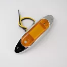 Oldalsó jelzőfény lámpa, borostyánsárga, 3 LED-es, 12 V 24 V (1013)