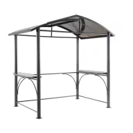   Kerti pavilon, 236 × 150 × 235 cm, acél szerkezet, grillezéshez ajánlott, időjárásálló, karbantartásmentes
