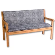   Kerti padpárna, Lyra, 140 x 49 + 41 x 7 cm, 100% poliészter, levehető huzatú, cipzáras, mosható huzattal, rögzítőpánttal és megkötőkkel