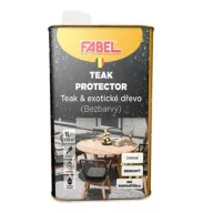   Kerti bútor ápolószer, Fabel, átlátszó, 1 l, vízbázisú, oldószermentes, teak- és egzotikus fa felületekhez, megőrzi az eredeti színt és textúrát