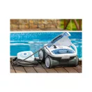 Medencetisztító robot, Crystallic, padlótisztítás, akár 45 m2-es medencékhez, 90 perc üzemidő, 2 mikronos szűrő, Aquasmart navigáció