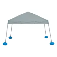   Medence pavilon, Gran, szürke, 300 × 300 cm, magasság: 197 cm, acél és alumínium szerkezet, állítható tetőmagassággal, hordtáskával, UV-álló