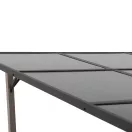 Pergola, Denali, szürke, 282 × 252 cm, magasság: 227 cm, acél szerkezet, polikarbonát tető, fahatású oszlopokkal, időjárásálló