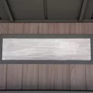 Kerti konyhaállomás, Fleetwood, antracit, 220 × 226 x 94 cm, acél vázzal, felnyíló ajtóval és két tolóajtóval, polccal, törölközőtartóval és szellőzőablakokkal