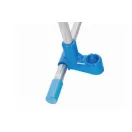 Medence létra, Azuro Safety, kétágú, 3+3 fokos, 95 cm magas medencéhez, horganyzott acél, műanyag lépcsőfokokkal, levehető külső létrarésszel