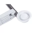 Medence létra, Standard, AISI304, 3 fokos, 110 cm feletti magas medencéhez, rozsdamentes acél, műanyag lépcsőfokokkal