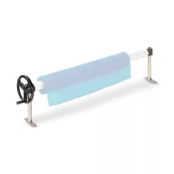   Kézi tekercselő, fix, rozsdamentes acél, 30 kg teherbírás, teleszkópos nyél nélkül