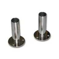   Medencelétra rögzítő készlet, Slim / Standard / Comfort, rozsdamentes acél, burkolt felületekhez, betonhorgony nélkül, rozsdamentes kivitel