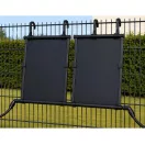 Szolár medencefűtés, Supreme Mini Lux, föld feletti medencékhez, polikarbonát fedéllel, vízhőmérséklet növelés: akár 6°C, 2,6 l, 10 x 86 x 100 cm, bővíthető rendszer, csatlakozókészlettel és tartólábakkal
