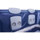 Jakuzzi, MSpa Oslo Sapphire F-SA063W, szürke, 6 személyes, 850 l, 160 x 160 x 65 cm, LED világítással, hidromasszázs fúvókákkal