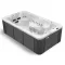 Swim Spa medence, Aquas, 390 x 225 x 118 cm, 35 masszázsfúvókával, 3 ellenáramú fúvókával, Wi-Fi vezérléssel, termohuzattal, hangrendszerrel, egész éves használatra
