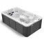 Swim Spa medence, Aquas, 390 x 225 x 118 cm, 35 masszázsfúvókával, 3 ellenáramú fúvókával, Wi-Fi vezérléssel, termohuzattal, hangrendszerrel, egész éves használatra