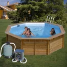 Hőszivattyú, Gre, HPM20, 2,5 kW, plug&play, titán hőcserélő, R32 hűtőközeg, UV- és korrózióálló, 32/38 mm csatlakozás, 0–20 m3 medencéhez