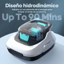 Aiper Scuba 800 SE White akkumulátoros medencetisztító robot, fehér, 80 m2, szűrőkosár: 2 l