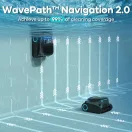 Aiper Scuba S1 Pro akkumulátoros medencetisztító robot, 200 m2, 420 l/perc, szűrőkosár: 5 l