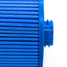 Wellis Szűrőbetét, NEW AKU3001, 17,5 cm magas, 15,2 cm átmérő, 4,5 cm menetes nyak, kék, antimikrobiális)
