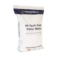   Üveg szűrőtöltet, Nature Works Stage-1, 0, 6-1, 2 mm, medencéhez, újrahasznosított üveg, 20 kg