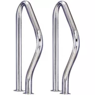   Rozsdamentes korlát, AISI316, 795 x 490 mm, 2 db / csomag (AS-119001)