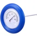 Medence hőmérő, Poolx, Maxi körszámlapos, 32 x 12 cm, úszó kivitel, húzózsinórral, Celsius skála 0–40 °C
