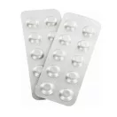 Vízelemző készlet, Poolx, kétcellás teszter, 4 x 20 db tabletta, pH és aktív oxigén méréséhez, tablettás kolorimetria, beépített színskála