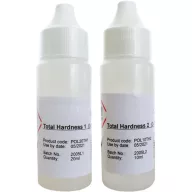   Vízelemzők, Poolx, TH1 + TH2 pótreagensek, 20 ml + 10 ml, fotométerhez, folyékony, cseppentős, kétkomponensű, 0–500 mg/l