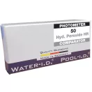 Vízelemző reagens tabletta, Poolx, Hidrogén-peroxid HR, 5 levél, 50 db, fotométeres vízelemzőhöz, DEWAN szint méréshez, fehér