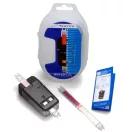 Vízelemző, Water ID, FlexiTester FTX100, 10 ml, tablettás pH- és klórméréshez, folyamatos színskálával, ergonomikus kialakítás, tárolódobozzal