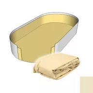   Medence belső fólia, Adria, ovális alakú, 0.80 mm vastag, 3.2 x 5.25 x 1.2 m, homok