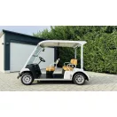 G31E, 5 személyes, teljesen felújított golfkocsi, fehér, alufelnivel (EGYEDIGOLFCAR6)
