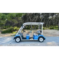   G31E, 5 személyes, teljesen felújított golfkocsi, sötétkék (EGYEDIGOLFCAR7)