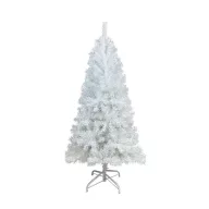   Nordmann King 2D-s műfenyő, 120 cm, fehér, 230 ág, fém talppal, 75 cm alsó átmérő, kihajtható ágakkal, dús kivitel