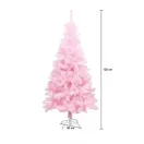 Nordmann King 2D-s műfenyő, 120 cm, rózsaszín, 230 ág, stabil talppal, 75 cm alsó átmérő, kihajtható ágakkal, dús kivitel