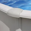 Gre fémpalástos medence, fóliával és szkimmerrel, D460x132cm