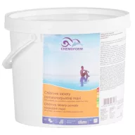   Medence klórtabletta, Chemoform 5603 (200 g), fehér, 3 kg, lassan oldódó, hosszú távú fenntartó klórozáshoz