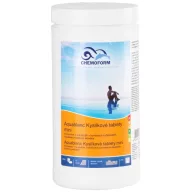   Medence aktív oxigén tabletta, Chemoform 5601 Mini (20 g), fehér, 1 kg, gyorsan oldódó, fertőtlenítő, medencéhez és jakuzzihoz