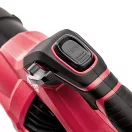 Akkumulátoros lombfúvó, Worcraft CLB-S40LiBA ShareSYS, piros/fekete, 4 Ah 20 V Li-Ion, légsebesség: 220 km/h, légszállítás: 14,1 m3/perc, fúvókával, akkumulátorral és töltővel