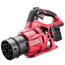 Akkumulátoros lombfúvó, Worcraft CLB-S40LiBA ShareSYS, piros/fekete, 4 Ah 20 V Li-Ion, légsebesség: 220 km/h, légszállítás: 14,1 m3/perc, fúvókával, akkumulátorral és töltővel