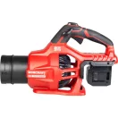 Akkumulátoros lombfúvó, Worcraft CLB-S40LiBA ShareSYS, piros/fekete, 2 x 20 V Li-Ion, légsebesség: 202 km/h, légszállítás: 13,5 m3/perc, 3 fúvókával, akkumulátor és töltő nélkül