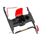 Benzinmotoros fűnyíró, Strend Pro Garden TB53S13, fekete/piros, vágásszélesség: 53,3 cm, Loncin V200 motor, 196 cm3, 4 ütemű, 4000 W, 5,4 LE, 3600 fordulat/perc, forgatható első kerekek, 60 l gyűjtőkosár, oldalkidobás, mulcsozás, önjáró