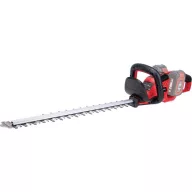   Akkumulátoros sövényvágó, Worcraft CHT-S40LiB ShareSYS, piros/fekete, 56 cm pengehossz, 2 x 20 V Li-Ion, 1550 löket/perc, ütésvédelem, maximum 28 mm ágvastagság, akkumulátor és töltő nélkül