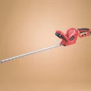 Elektromos sövényvágó, Worcraft HT06-550, piros/fekete, 650 W, 55 cm pengehossz, 1500 löket/perc, ütésvédelem, maximum 20 mm ágvastagság