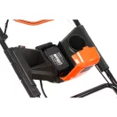 Benzinmotoros fűnyíró, Strend Pro Garden QL51PD-196, fekete/narancssárga, vágásszélesség: 51 cm, Loncin motor, 196 cm3, 4 ütemű, 4000 W, 5,4 LE, 3600 fordulat/perc, 60 l gyűjtőkosár, mulcsozás, oldalkidobás, önjáró