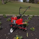 Benzinmotoros kapálógép, Worcraft WPLM112, 7 LE, munkaszélesség: 70–100 cm, munkamélység: 15–25 cm, 4 késes, négyütemű, léghűtéses