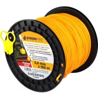   Fűkasza damil, Strend Pro Garden ProCom Plus, 3,0 mm, 100 m, narancssárga, szögletes, kopásálló, szakadásálló, túlmelegedésálló, tekercses