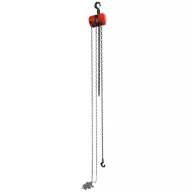  Láncos emelő, Brano Z 110, piros, kézi, 125 kg teherbírás, lánchossz: 200 cm, robusztus, könnyen kezelhető