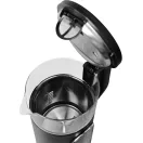 Vízforraló, MagicHome Kyra, 1700 ml, fekete, 1850-2200 W, gyorsforraló, rejtett fűtőszál, 360°-os talp, kivehető vízkőszűrő, automatikus kikapcsolás