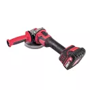 Akkumulátoros sarokcsiszoló, Worcraft CAG-S20LiBE-125, piros/fekete, 125 mm, 20 V Li-Ion, 8000 fordulat/perc, akkumulátor és töltő nélkül