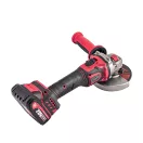 Akkumulátoros sarokcsiszoló, Worcraft CAG-S20LiBE-125, piros/fekete, 125 mm, 20 V Li-Ion, 8000 fordulat/perc, akkumulátor és töltő nélkül